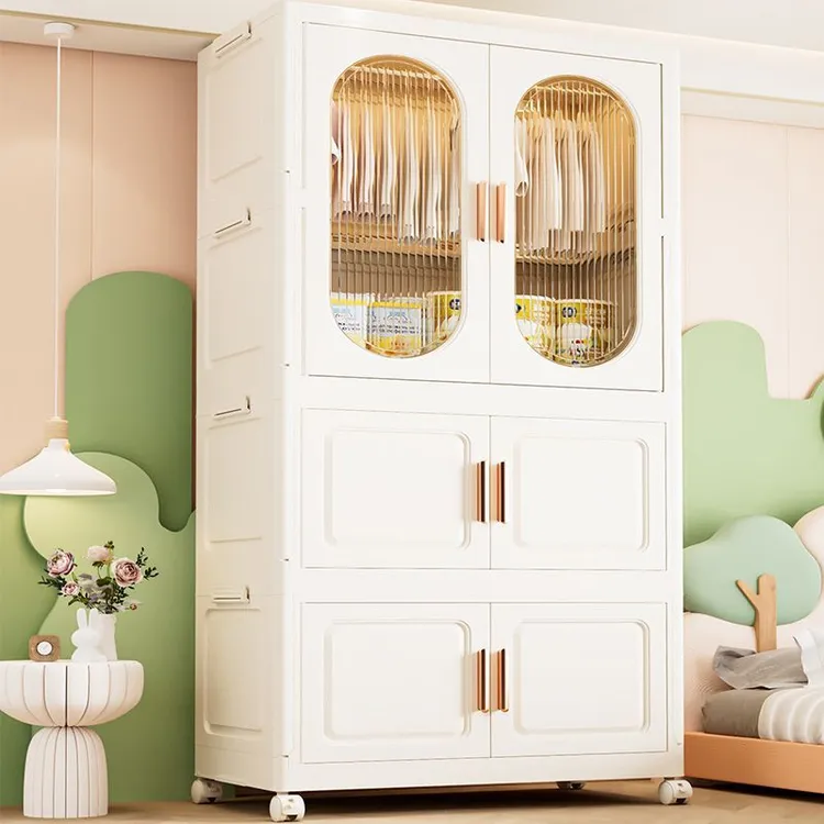 免安装简易衣柜儿童小衣橱婴儿衣柜居室可折叠收纳柜卧室小衣橱