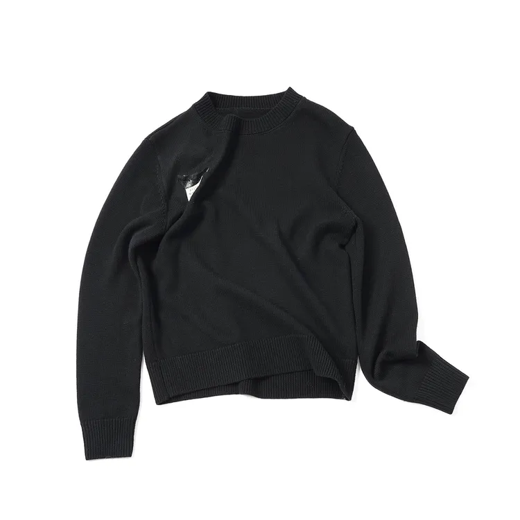 【个性贴标毛衣】XYMY5A273冬季新款高级时尚百搭设计感简约毛衣