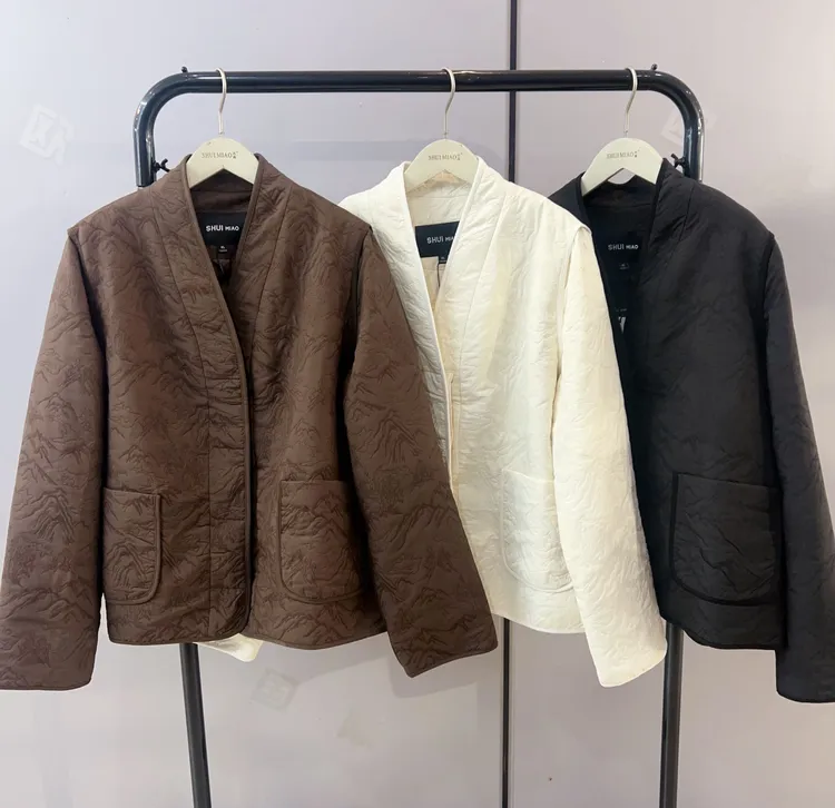 水淼25秋冬新款1462-休闲保暖-国风开衫棉服