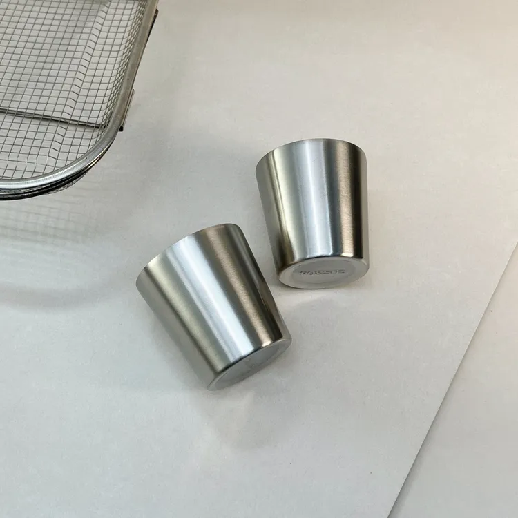 【橙姐同款】304不锈钢直饮牛奶杯随时杯家用加厚双层防烫隔热迷你