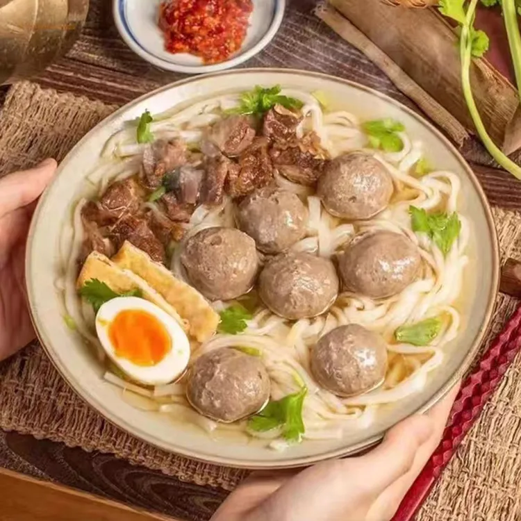 正宗潮汕牛肉丸牛筋丸新鲜爆汁火锅食材汕头特产