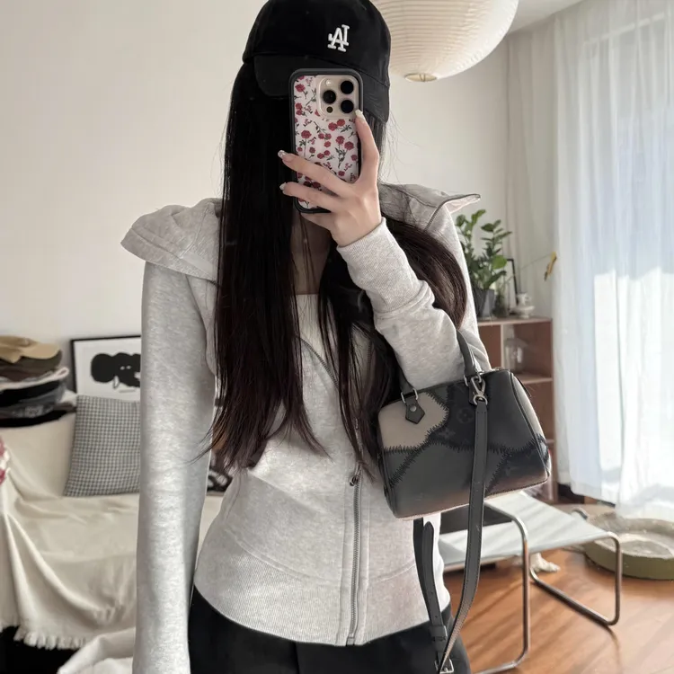 lulu卫衣外套修身连帽长袖拉链运动上衣春秋冬款女加绒外套