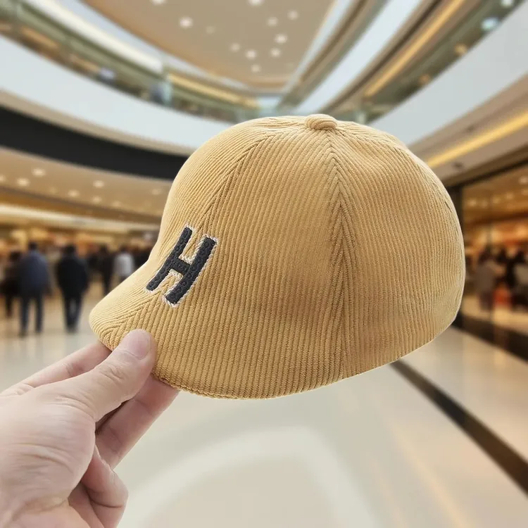 儿童帽子秋冬季男孩贝雷帽洋气韩版外出前进帽男童鸭舌帽一岁宝宝