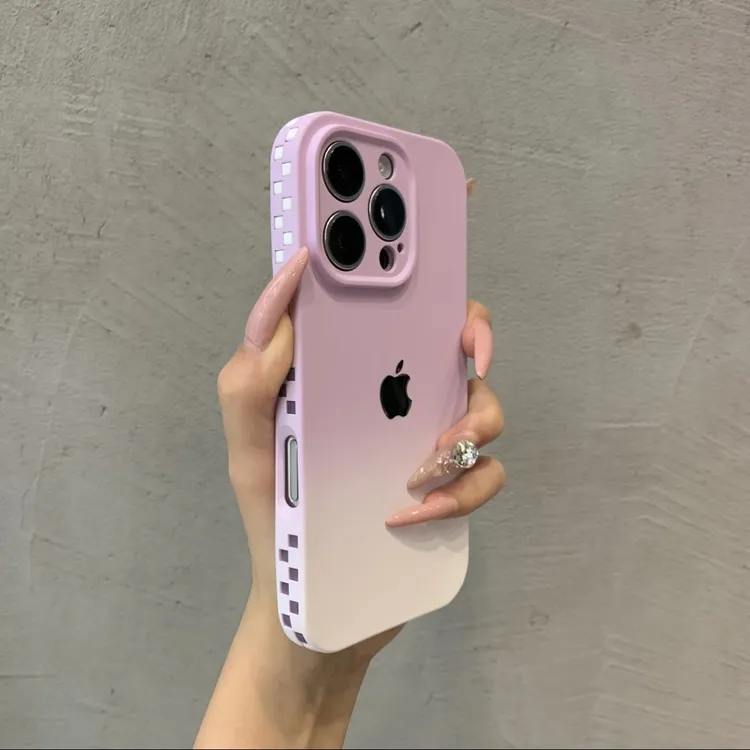 新款高级纯色肤感适用苹果16手机壳iPhone15promax简约14女13软12