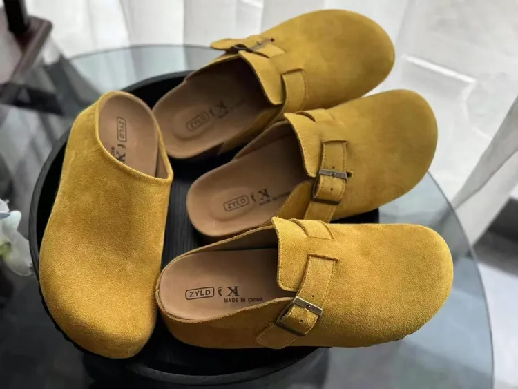 网红爆款女士海绵软底流行，博肯拖鞋