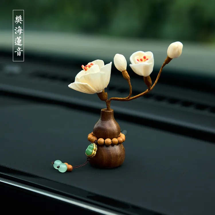 扩香木葫芦汽车摆件车内装饰品车载香薰中控台2025新款家居桌面