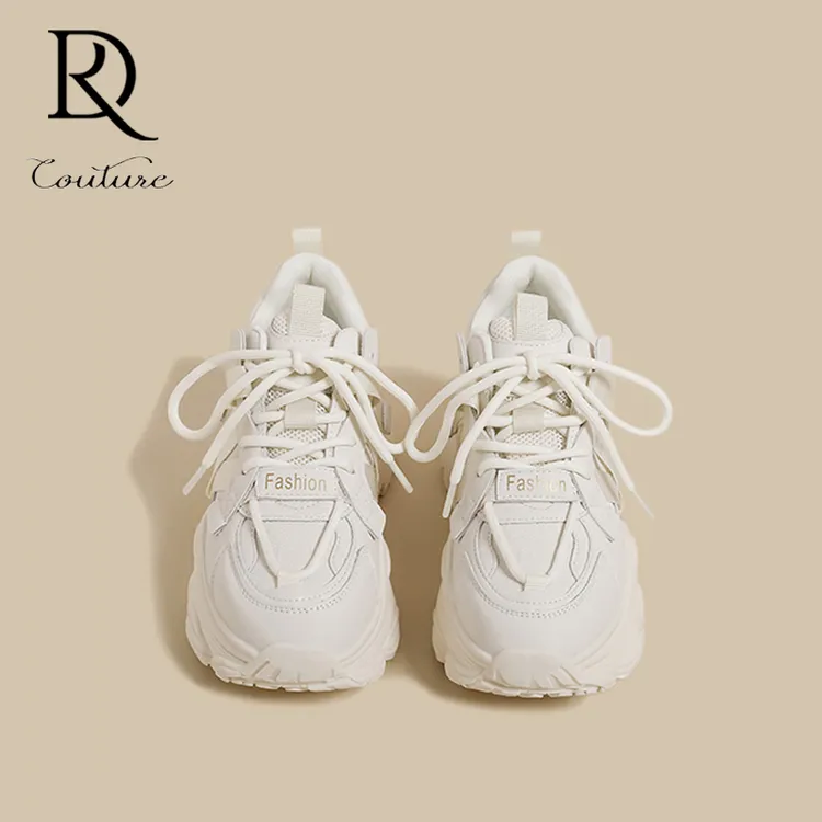 【DR明星同款】秋冬通勤~2025秋冬新款加绒厚底老爹鞋女增高百搭小