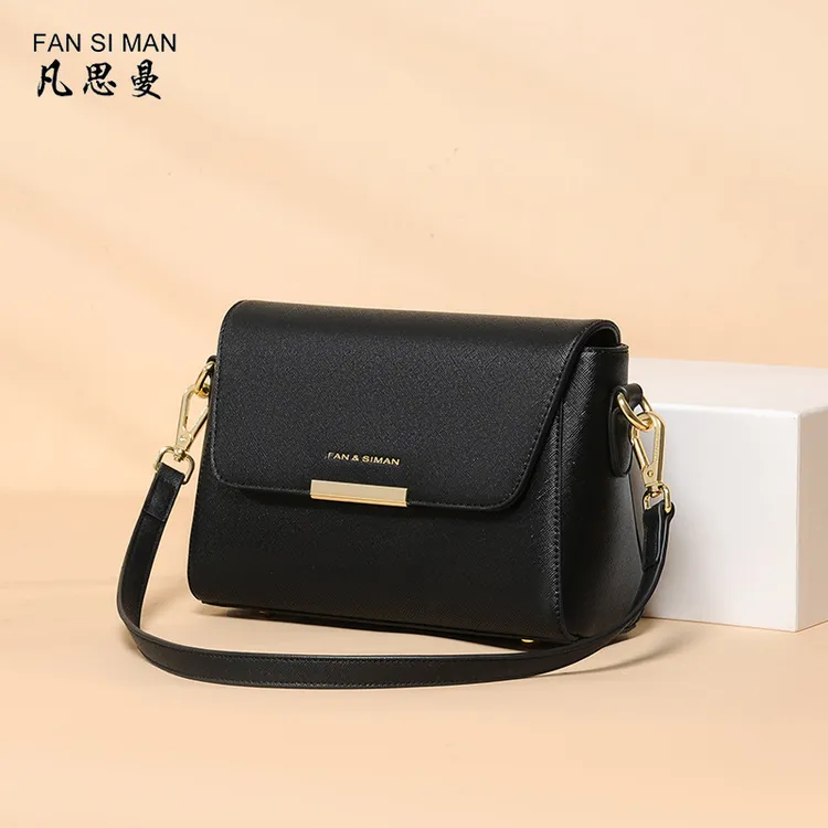 凡思曼包包女包斜挎包时尚妈咪包2025新款单肩包中年妈妈包腋下包