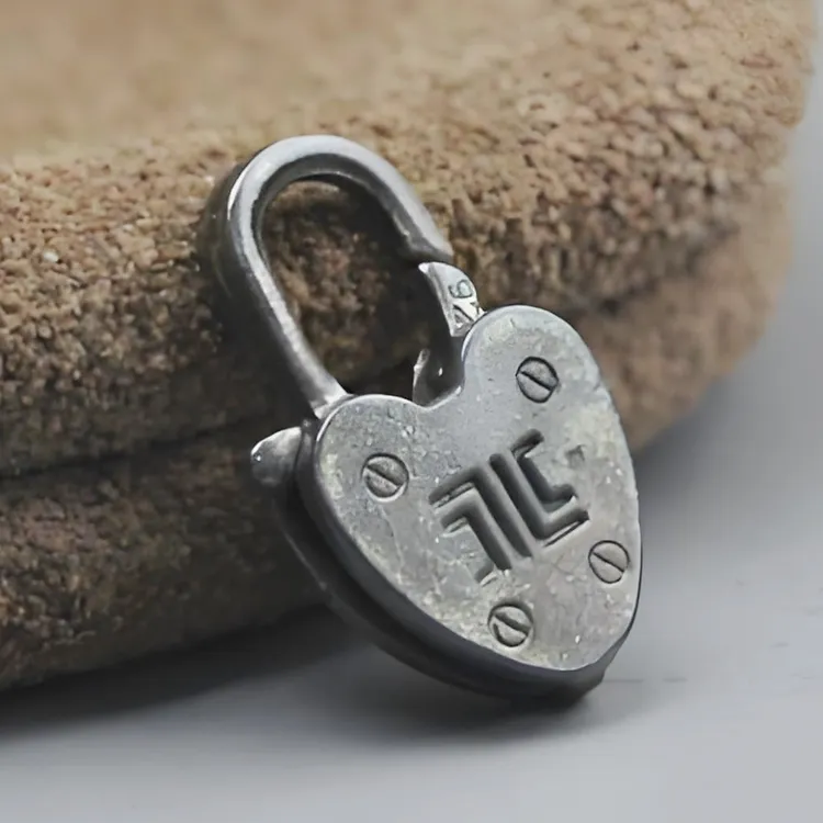 情侣饰品扣头 纯银爱心弹簧扣 爆款项链手链 DIY延长链