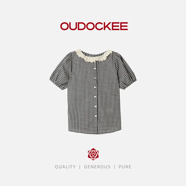 OUDOCKEE 鸥鸥【棉】格格 短袖小衫洋气时尚 S2502H267T