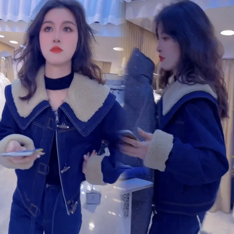 2025秋冬新款时尚显瘦气质网红高档洋气女高级百搭宽松大码外套潮