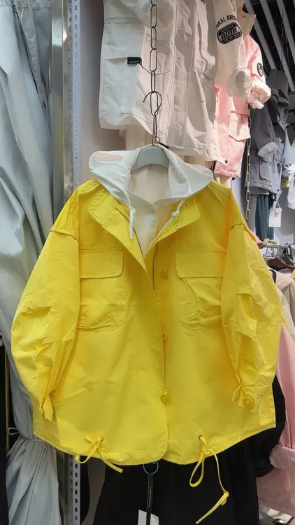 春季新款糖果惹衬衫乱外套