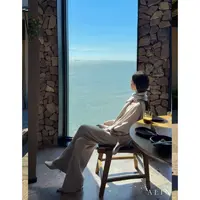 阿琳ALIN【清茗雅月】澳州美利奴羊毛套装女慵懒针织俩件套AL5FZZ19