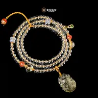 壹加师姐|手工设计利比亚凤九白水多宝项链多样性发一0324t