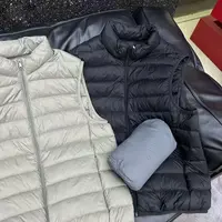 ╗YUTIAN BB╚通勤百搭超轻量90羽绒立领马甲外套FFF94269400237