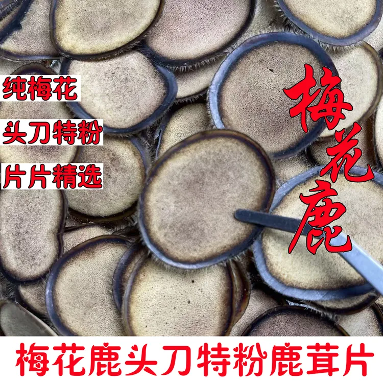 【头刀特粉】正宗梅花头刀特粉鹿茸片，鹿乡原产地，皇家鹿苑产地直发