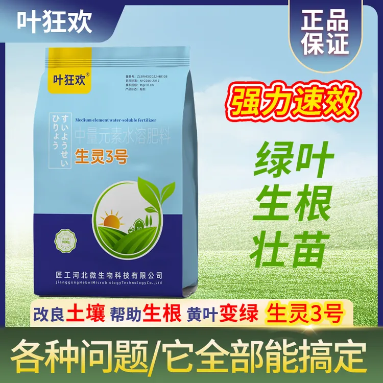 叶狂欢中量元素水溶肥料生灵3号