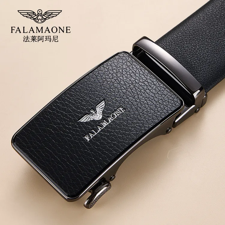 法莱阿玛尼皮带女款男士真皮裤带新款高档爆款腰带生日礼物老公