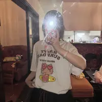 【冲绳限定】Hello Kitty 冲浪板黑皮Kitty短袖