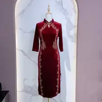  依诺 8629 旗袍连衣裙