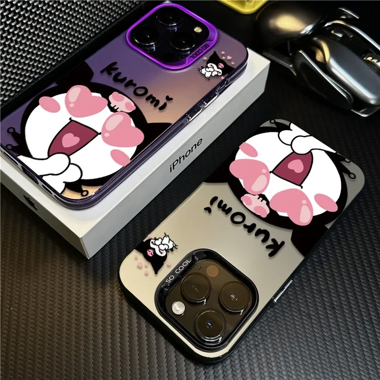 库洛米适用苹果16promax手机壳iPhone15创意14保护套17新款12卡通