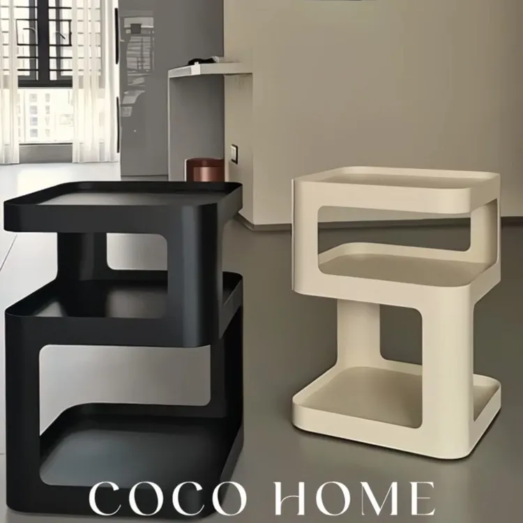 【碳素钢架】现代简约风铁艺床头柜客厅沙发小茶几桌子角几小桌子