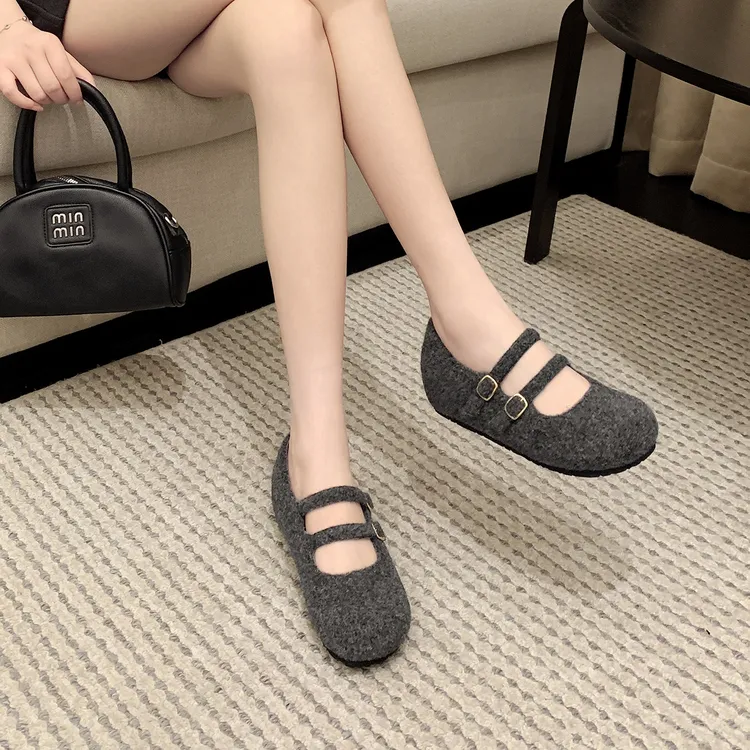 【31码起】小个子5cm增高玛丽珍百搭2025秋冬新款时尚休闲鞋女韩版