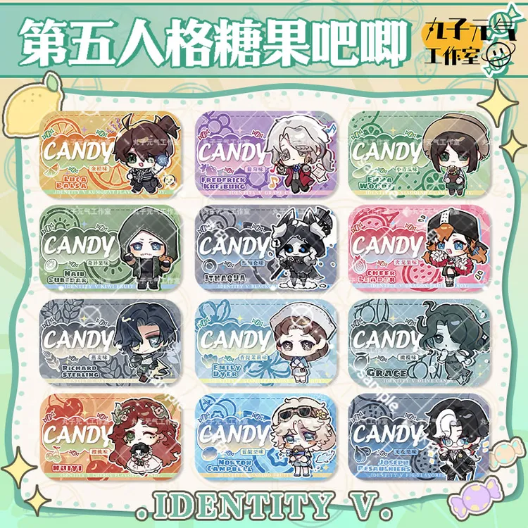 【第五人格仿糖果吧唧】囚徒作曲家约瑟夫QQ人画师授权同人周边徽章