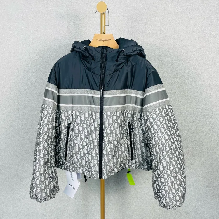 99新 DIOR/迪奥 Dior 经典老花满印双面穿棉服 S 13946480