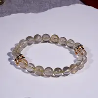暴富 金发晶水晶手串