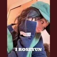 【Rose Yun】 美丽奴超细羊毛袖口花标针织套头毛衣   JY095084