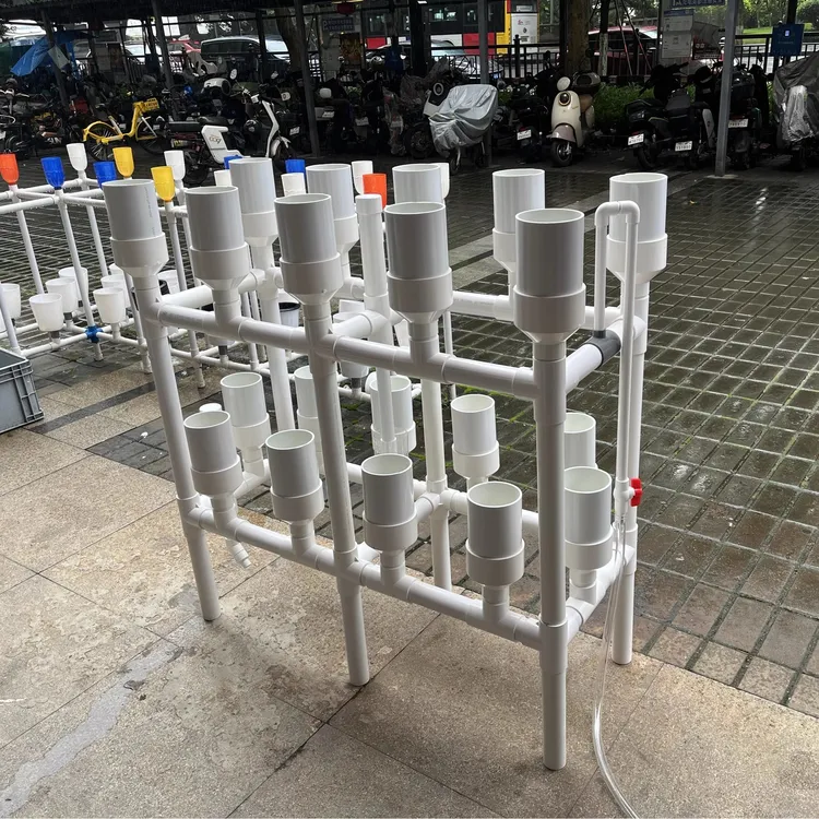 阳台楼顶适用的鱼菜共生潮汐种植架自动浇水神器