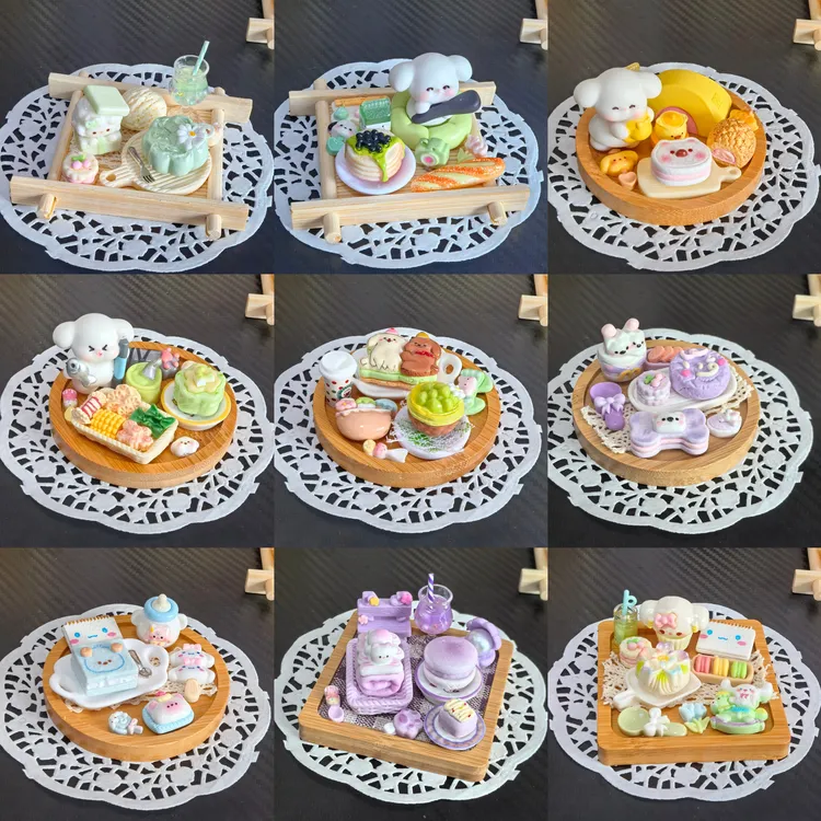 【二月新品】食玩冰箱贴/摆件 DIY手工小礼物 配件可移动