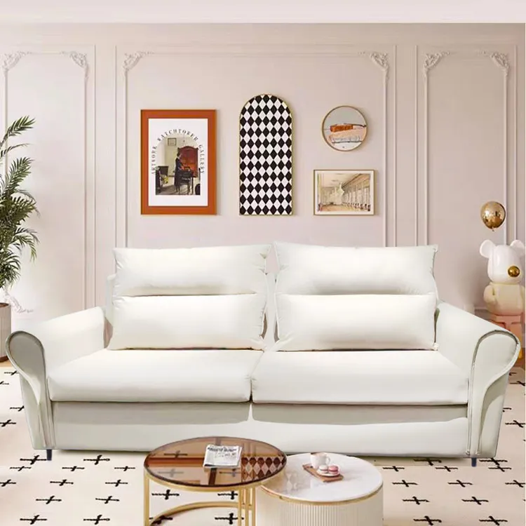 小户型沙发坐垫家用可拆洗，防猫抓，简约客厅卧室三人位轻奢沙发