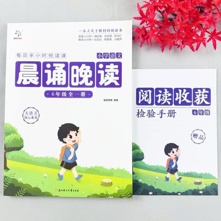 小学语文晨诵晚读六年级经典美文同步阅读课外书籍同步阅读练习题