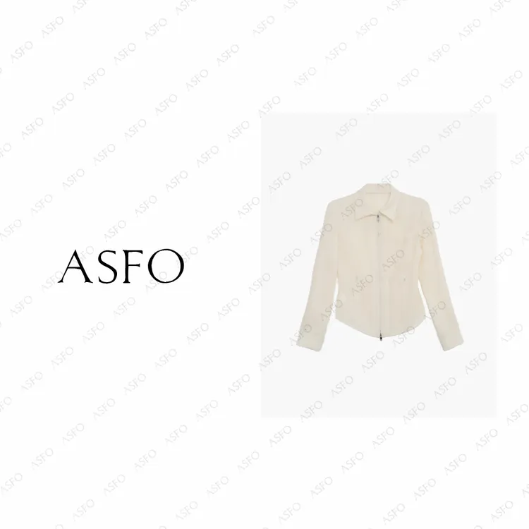 【AS阮白】25新极简百搭柔肤休闲百搭羊毛拉链衬衫AS25DCS05867