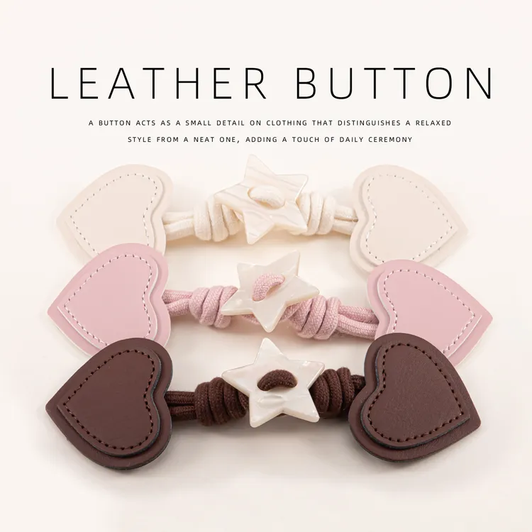 高端精致皮质外套牛角扣风衣大衣扣子配件时尚对扣纽扣各种大全