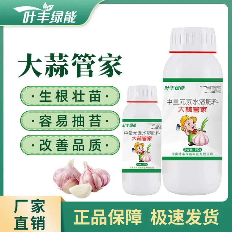 叶丰绿能大蒜管家膨大增产预防干尖黄叶生根壮苗易提质大蒜专用肥
