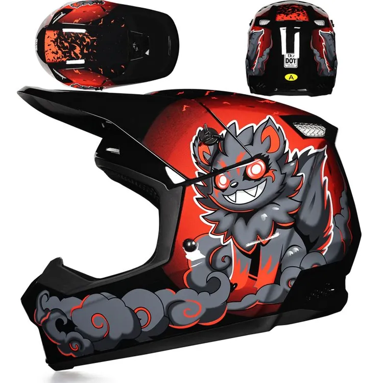 越野盔 3C认证摩托车头盔男女士拉力盔机车骑行电动车安全帽