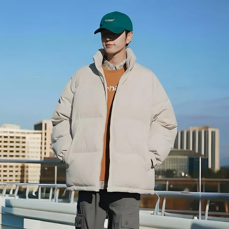 新疆包邮新款男女冬季加厚保暖立领潮流面包服棉服外套（伊犁发货）