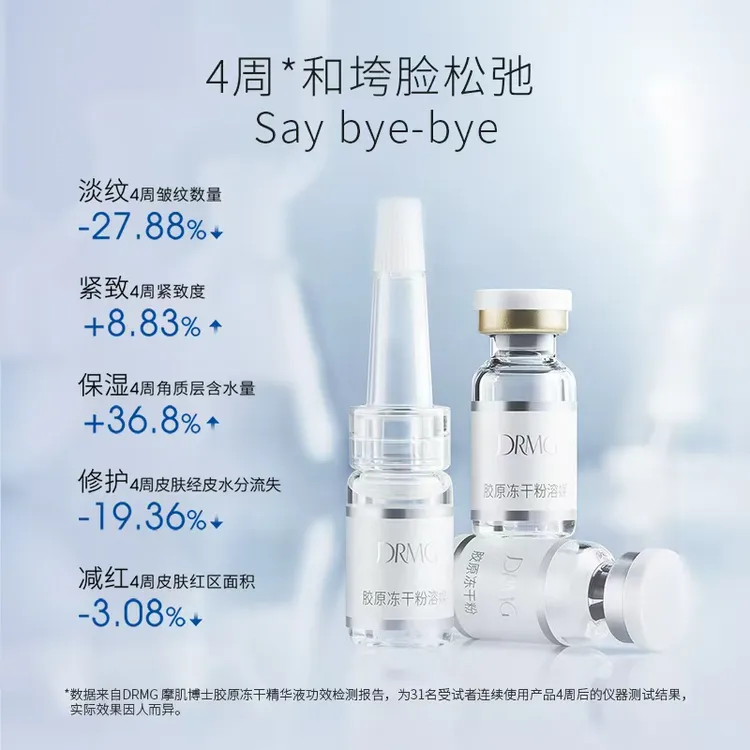 DRMG摩肌博士胶原冻干精华液套盒嫩肤紧致冻干粉修护护肤