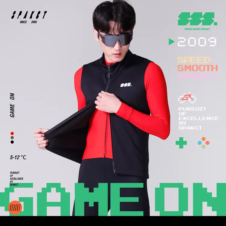 【秋冬可穿】思帕客秋冬季男女抓绒保暖骑行马甲(S-4XL)男女子可穿