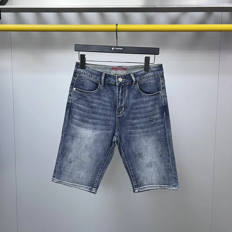 【汇佳服饰】ZA0100-夏季新款男士直筒潮流时尚牛仔短裤爆款男款