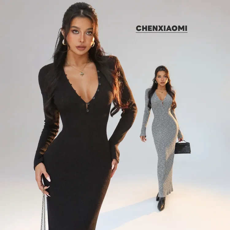 【蜜蜜家】云上香草 欧美辣妹带抓绒连衣裙长裙/短裙 25/Y772/Y793