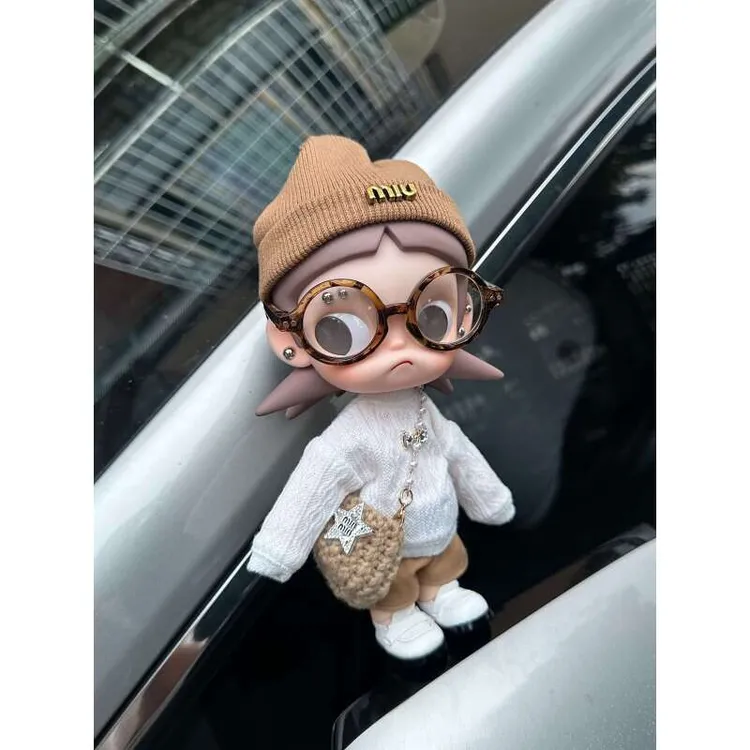 zsiga可动人偶1/8向往之处bjd玩偶娃衣嘎子姐衣服配件白色毛衣