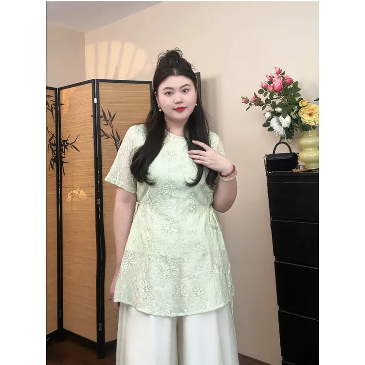 【小稳专属运费补贴6-8】夏季新款禅意风气质新中式短袖上衣5139