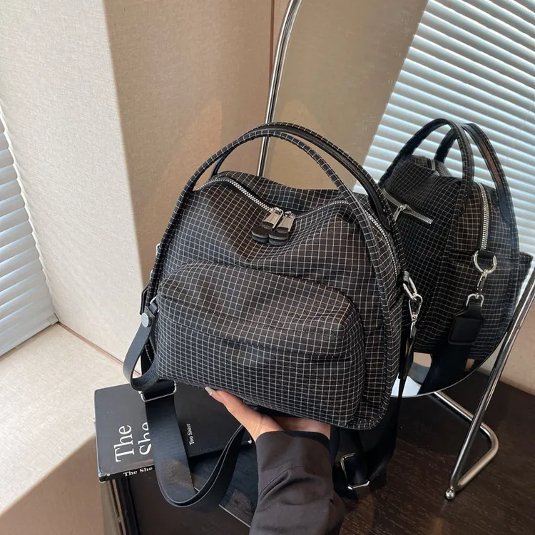 【千屿】8289椭圆形优雅风简约风防水单肩包方形休闲风国风斜挎包