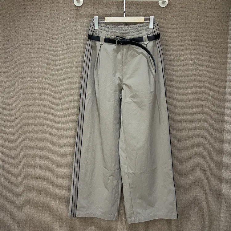 有尾｜新款户外橡筋腰阔腿长裤（含皮带）5425334