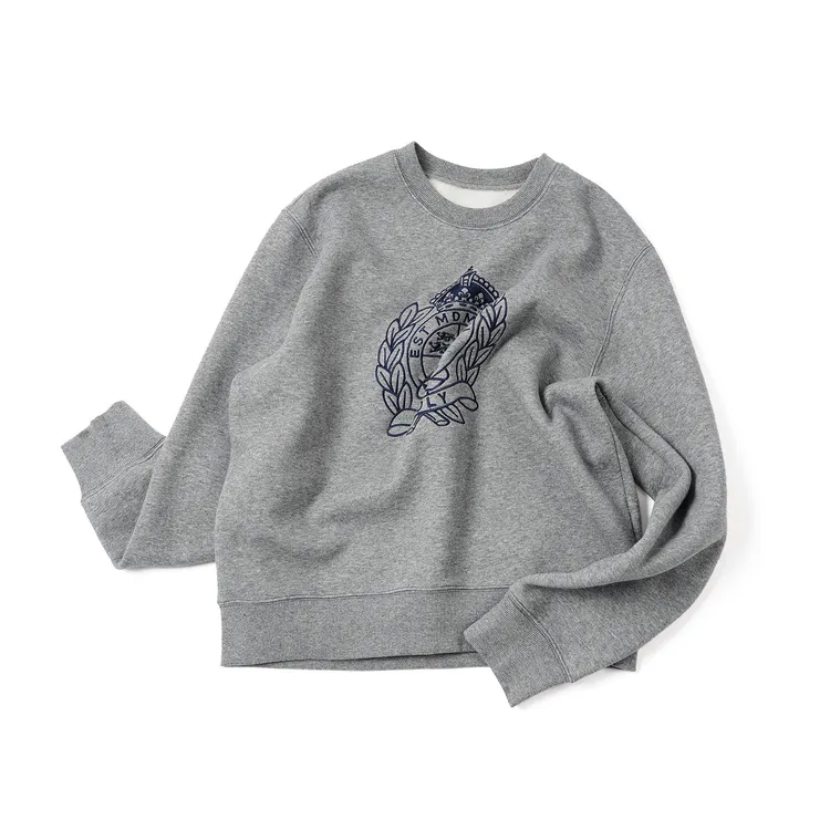 【加绒圆领刺绣卫衣】WY511F0063