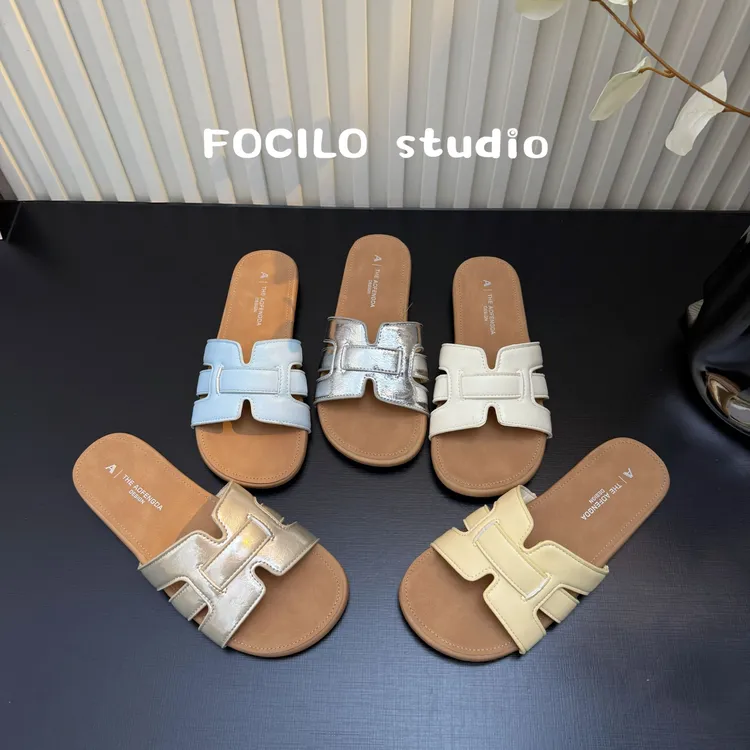 网红软底凉拖鞋女外穿2025年夏季新款仙女风配裙子平底沙滩一字拖